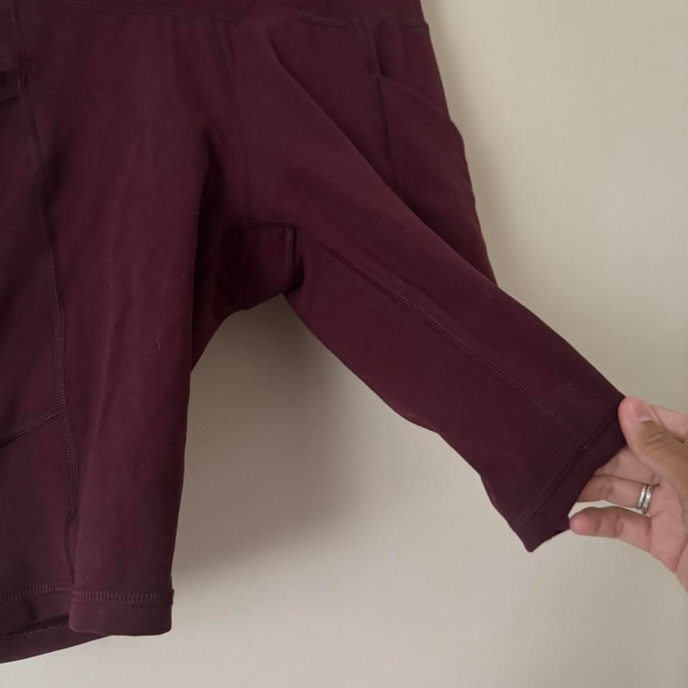 Banana Republic Biker Short Burgundy Red XS - Picture 4 of 6